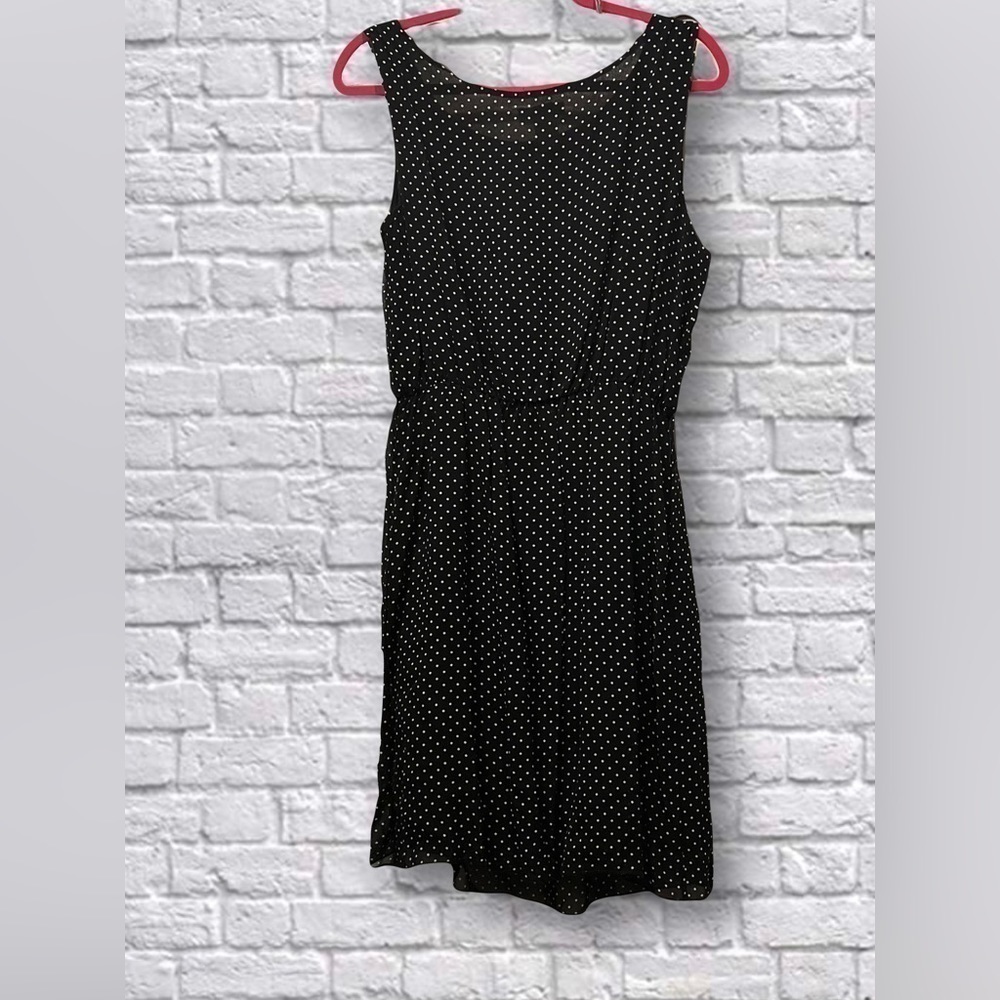 Black Polkadot Dress - Picture 2 of 3